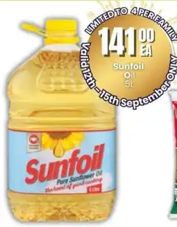 Super Save Sunfoil Oil offer