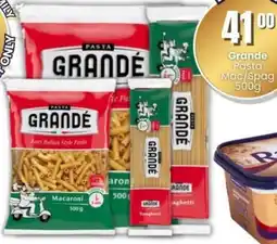 Super Save Grande Pasta Mac/ Spag offer