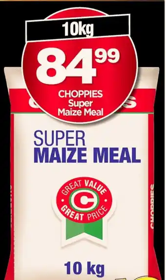 Choppies CHOPPIES Super Maize Meal offer