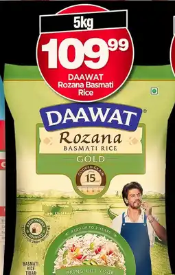 Choppies DAAWAT Rozana Basmati Rice offer