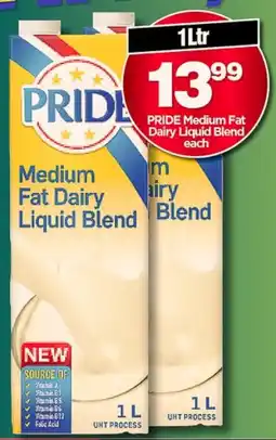 Choppies PRIDE Medium Fat Dairy Liquid Blend offer