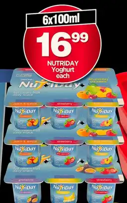 Choppies NUTRIDAY Yoghurt offer