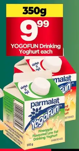 Choppies YOGOFUN Drinking Yoghurt offer