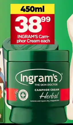 Choppies INGRAM'S Camphor Cream offer