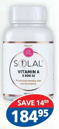 Link Pharmacy Solal Vitamin A 5000IU offer