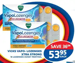 Link Pharmacy Vicks Vapo-Lozenges Xtra Strong offer