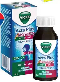 Link Pharmacy Vicks Acta Plus Xtra Strong offer