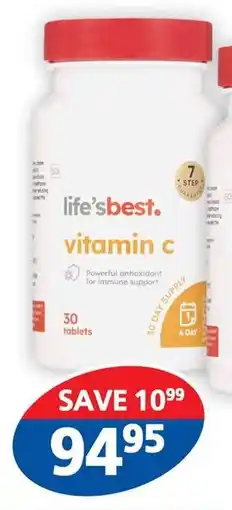 Link Pharmacy Life's best vitamin c offer