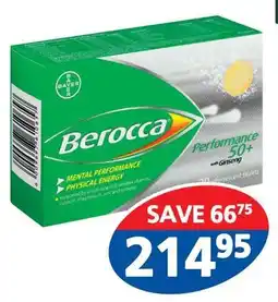 Link Pharmacy Berocca focus 50+ offer
