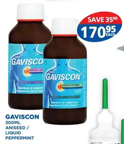 Link Pharmacy Gaviscon aniseed/ liquid peppermint offer
