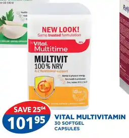 Link Pharmacy Vital multivitamin 30 softgel capsules offer