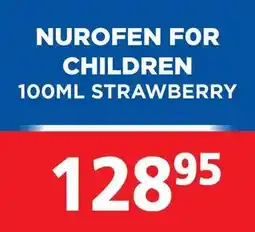 Link Pharmacy Nurofen for children strawberry offer