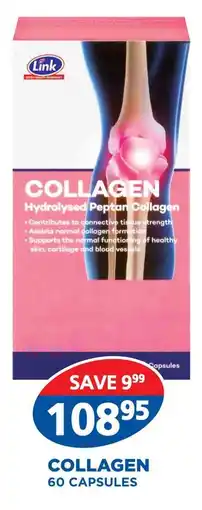 Link Pharmacy Link collagen 60 capsules offer