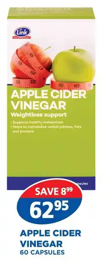 Link Pharmacy Link apple cider vinegar offer