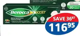 Link Pharmacy Berocca boost 10 effervescent tablets offer