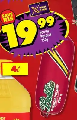 Shoprite Bokkie french polony offer