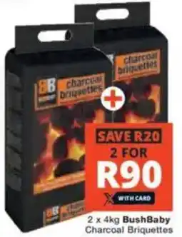 Checkers BushBaby Charcoal Briquettes offer