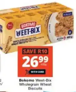 Checkers Bokomo Weet-Bix Wholegrain Wheat Biscuits offer