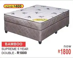 Furn 4 U Bamboo supreme 5 year double offer