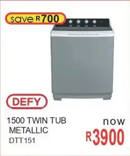 Furn 4 U Defy 1500 twin tub metallic offer