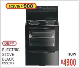 Furn 4 U Defy electric stove black offer
