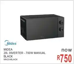 Furn 4 U Midea inverter 700w manual black offer