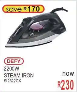 Furn 4 U Defy 2200w steam iron offer