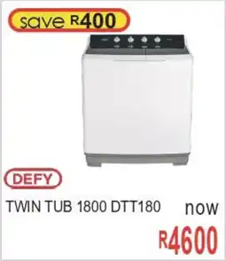 Furn 4 U Defy twin tub 1800 offer