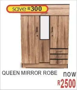 Furn 4 U Queen mirror robe offer