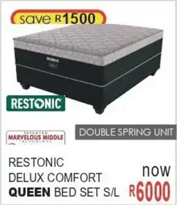 Furn 4 U Restonic delux comfort queen bed set offer