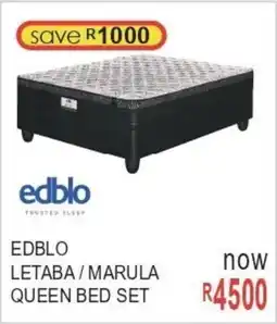 Furn 4 U Edblo letaba/ marula queen bed set offer