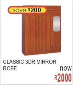 Furn 4 U Classic 3dr mirror robe offer