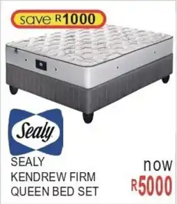 Furn 4 U Sealy kendrew firm queen bed set offer