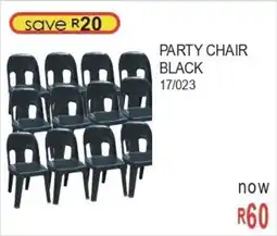 Furn 4 U Party chair black offer