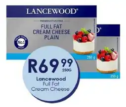 Take 'n Pay Lancewood Full Fat Cream Cheese offer