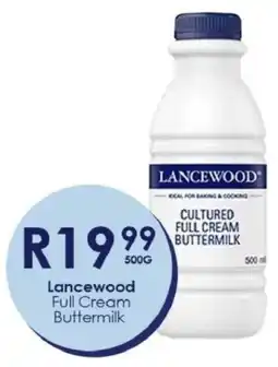 Take 'n Pay Lancewood Full Cream Buttermilk offer