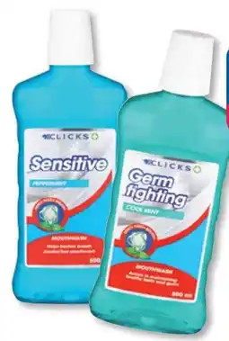 Clicks Clicks Mouthwash offer