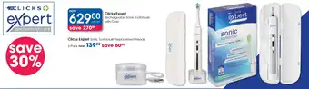 Clicks Clicks Expert Rechargeable Sonic Toothbrush with Case offer