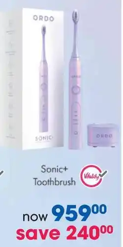 Clicks ORDO Sonic+ Toothbrush offer