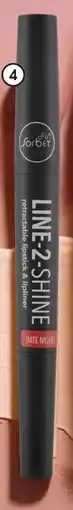 Clicks Sorbet Line-2-Shine Retractable Lipstick & Lipliner offer
