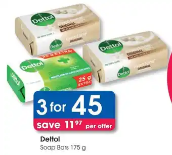 Clicks Dettol Soap Bars offer