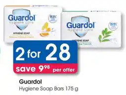 Clicks Guardol Hygiene Soap Bars offer