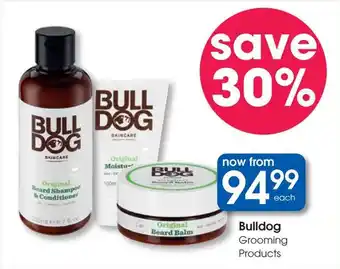 Clicks Bulldog Grooming Products offer