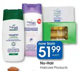 Clicks Nu-Hair Haircare Products offer