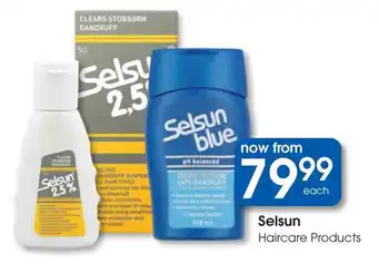 Clicks Selsun Haircare Products offer