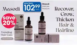 Clicks Masodi Haircare Products offer