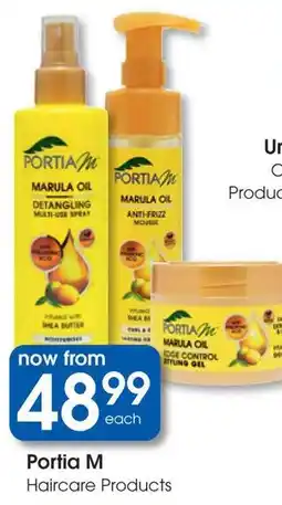 Clicks Portia M Haircare Products offer