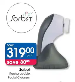 Clicks Sorbet Rechargeable Facial Cleanser offer