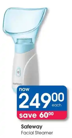 Clicks Safeway Facial Steamer offer