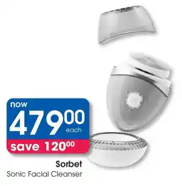 Clicks Sorbet Sonic Facial Cleanser offer